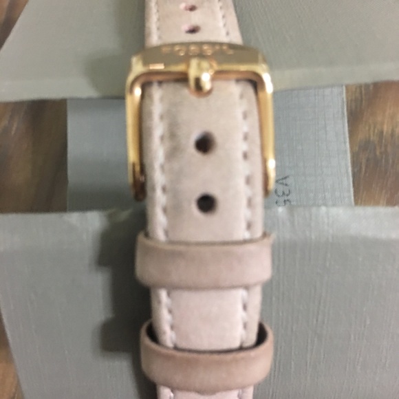 Fossil Rose Gold Watch Blush Leather Strap - Picture 4 of 4